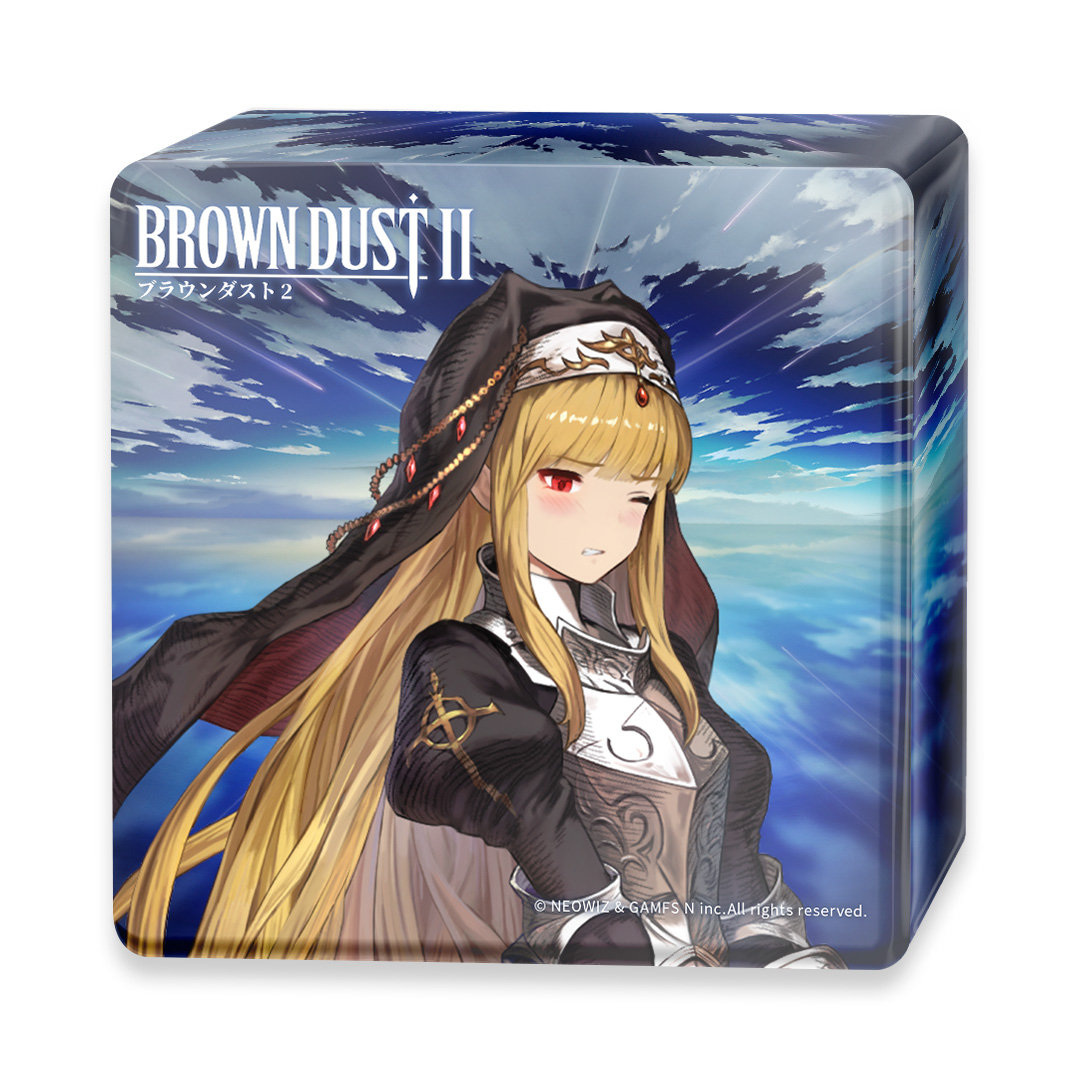 ガチャ スクエアアクスタ 全10種セット ブラウンダスト2 BROWNDUST2 ブラウンダスト2」のキャラクターたちが、BGMにのせて「変身する